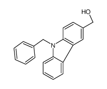 (9-benzylcarbazol-3-yl)methanol Structure