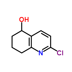 2-氯-5,6,7,8-四氢喹啉-5-醇结构式