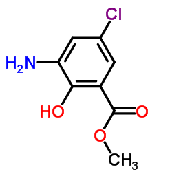 Methyl 3-amino-5-chloro-2-hydroxybenzoate Structure