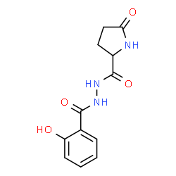 5-oxo-2'-salicyloyl-L-prolinohydrazide Structure