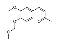 4-[3-methoxy-4-(methoxymethoxy)phenyl]but-3-en-2-one Structure
