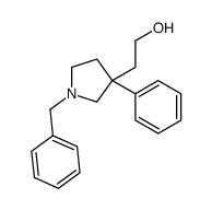 2-(1-苄基-3-苯基吡咯烷-3-基)乙醇结构式