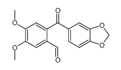 benzo[1,3]dioxol-5-yl-(6-formyl-3,4-dimethoxyphenyl)methanone Structure