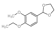 2-(4-ethoxy-3-methoxy-phenyl)-1,3-dioxolane Structure