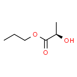 Propanoic acid, 2-hydroxy-, propyl ester, (2R)- (9CI) structure