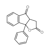 8b-phenyl-3,3a-dihydroindeno[1,2-b]furan-2,4-dione Structure