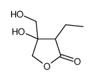 2(3H)-Furanone, 3-ethyldihydro-4-hydroxy-4-(hydroxymethyl)- (9CI) structure