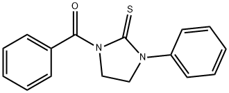 1-Benzoyl-3-phenyl-2-imidazolidinethione structure