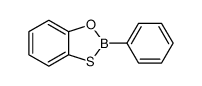 4,5-Benzo-2-C6H5-1,3,2-oxathiaborolan结构式