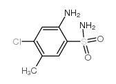 2-amino-4-chloro-5-methylbenzenesulfonamide structure