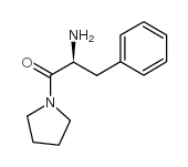 (S)-2-氨基-3-苯基-1-(吡咯烷-1-基)丙-1-酮结构式