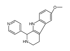 6-methoxy-1-pyridin-4-yl-2,3,4,9-tetrahydro-1H-pyrido[3,4-b]indole Structure