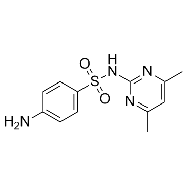 磺胺二甲嘧啶结构式