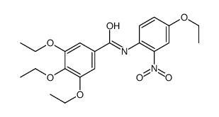 3,4,5-triethoxy-N-(4-ethoxy-2-nitrophenyl)benzamide Structure