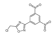 5-(chloromethyl)-3-(3,5-dinitrophenyl)-1,2,4-oxadiazole Structure