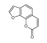 8H-Furo[3,2-h][1]benzopyran-8-one结构式