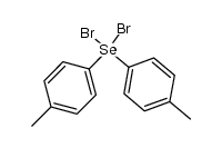 dibromo-di-p-tolyl-λ4-selane Structure