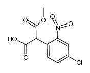 2-(4-chloro-2-nitro-phenyl)-malonic acid dimethyl ester Structure