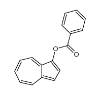 1-benzoyloxyazulene结构式