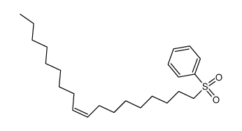 9-(Z)-octadecenyl phenyl sulphone Structure