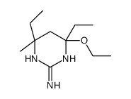 2-Pyrimidinamine,4-ethoxy-4,6-diethyl-1,4,5,6-tetrahydro-6-methyl-(9CI)结构式