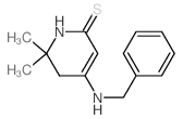 4-(benzylamino)-6,6-dimethyl-1,5-dihydropyridine-2-thione Structure