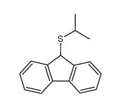 9-fluorenyl 2-propyl sulfide结构式