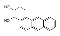 1,2,3,4-tetrahydrobenzo[a]anthracene-3,4-diol Structure