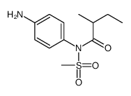 N-(4-aminophenyl)-2-methyl-N-methylsulfonylbutanamide Structure