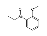 ethyl-o-anisylarsine chloride Structure