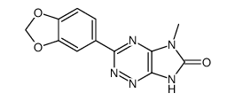 3-benzo[1,3]dioxol-5-yl-5-methyl-5,7-dihydro-imidazo[4,5-e][1,2,4]triazin-6-one Structure