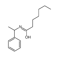 N-(1-phenylethyl)heptanamide Structure