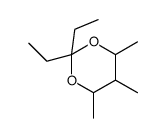 2,2-diethyl-4,5,6-trimethyl-1,3-dioxane Structure