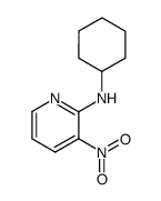 N-cyclohexyl-3-nitropyridin-2-amine structure