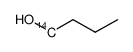 N-丁醇-1-14C结构式