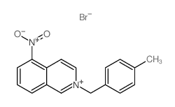 2-[(4-methylphenyl)methyl]-5-nitro-isoquinoline结构式