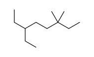 6-ethyl-3,3-dimethyloctane Structure