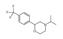 4-propan-2-yl-2-[4-(trifluoromethyl)phenyl]morpholine Structure