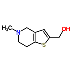 (5-Methyl-4,5,6,7-tetrahydrothieno[3,2-c]pyridin-2-yl)methanol结构式