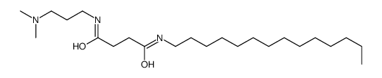 N'-[3-(dimethylamino)propyl]-N-tetradecylbutanediamide结构式