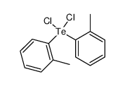 dichloro-di-o-tolyl-λ4-tellane Structure