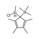 (C5Me4)(SiMeHCl)(SiMe3) Structure