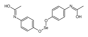 N-[4-(4-acetamidophenoxy)selanyloxyphenyl]acetamide Structure