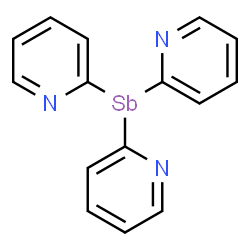Tri-2-pyridinylstibine结构式