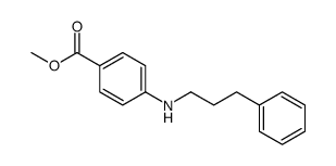 methyl 4-(3-phenylpropylamino)benzoate Structure