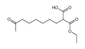 2-(ethoxycarbonyl)-9-oxodecanoic acid Structure