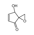 (3S,7R)-7-hydroxy-1-oxaspiro[2.4]hept-5-en-4-one结构式