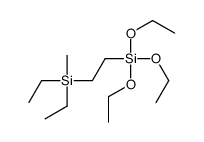 diethyl-methyl-(2-triethoxysilylethyl)silane Structure