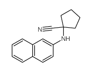 Cyclopentanecarbonitrile,1-(2-naphthalenylamino)-结构式