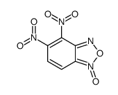 4,5-dinitro-1-oxido-2,1,3-benzoxadiazol-1-ium结构式